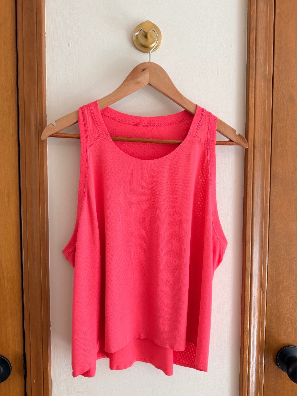 Lululemon Fast and Free Race Length Tank Top in Lipgloss